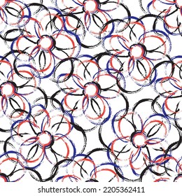 Seamless fabric of  floral Line Pattern Vector, like ornament vector. Suit for package design, wallpaper, fashion print.