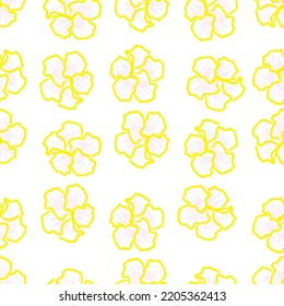 Seamless fabric of  floral Line Pattern Vector, like ornament vector. Suit for package design, wallpaper, fashion print.