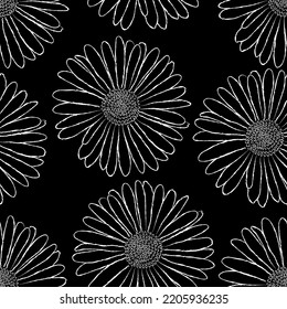 Seamless fabric of  floral Line Pattern Vector, like ornament vector. Suit for package design, wallpaper, fashion print.