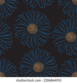 Seamless fabric of  floral Line Pattern Vector, like ornament vector. Suit for package design, wallpaper, fashion print.