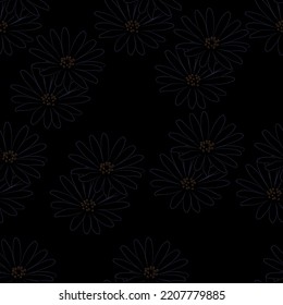 Tejido transparente del vector de patrón de línea floral, como el vector de ornamento. Suit para diseño de paquetes, fondo de pantalla, impresión de moda.