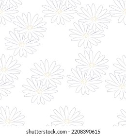Tejido transparente del vector de patrón de línea floral, como el vector de ornamento. Suit para diseño de paquetes, fondo de pantalla, impresión de moda.