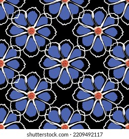 Tejido transparente del vector de patrón de línea floral, como el vector de ornamento. Suit para diseño de paquetes, fondo de pantalla, impresión de moda.