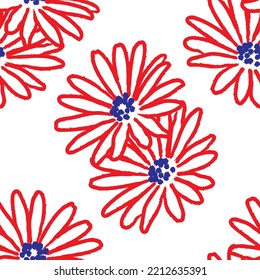 Seamless fabric of  floral Line Pattern Vector, like ornament vector. Suit for package design, wallpaper, fashion print.