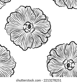Tejido transparente del vector de patrón de línea floral, como el vector de ornamento. Suit para diseño de paquetes, fondo de pantalla, impresión de moda.