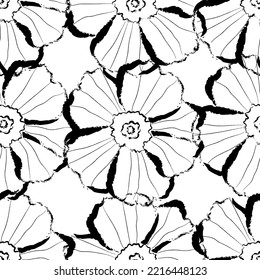 Nahtlose Gewebe aus Blumenmuster-Muster Vektor, wie Ziervektor. Geeignet für Paket-Design, Bildschirmhintergrund, Modedruck.