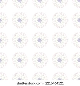 Tejido transparente del vector de patrón de línea floral, como el vector de ornamento. Suit para diseño de paquetes, fondo de pantalla, impresión de moda.
