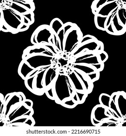 Tejido transparente del vector de patrón de línea floral, como el vector de ornamento. Suit para diseño de paquetes, fondo de pantalla, impresión de moda.