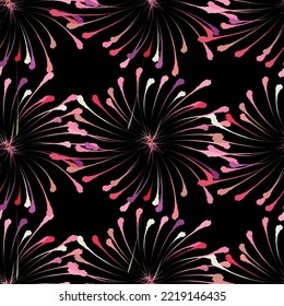 Seamless fabric of  floral Line Pattern Vector, like ornament vector. Suit for package design, wallpaper, fashion print.
