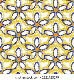 Nahtlose Gewebe aus Blumenmuster-Muster Vektor, wie Ziervektor. Geeignet für Paket-Design, Bildschirmhintergrund, Modedruck.