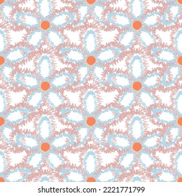 Tejido transparente del vector de patrón de línea floral, como el vector de ornamento. Suit para diseño de paquetes, fondo de pantalla, impresión de moda.