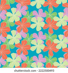 Seamless fabric of  floral Line Pattern Vector, like ornament vector. Suit for package design, wallpaper, fashion print.