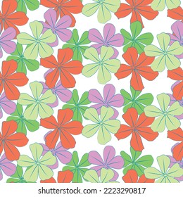 Tejido transparente del vector de patrón de línea floral, como el vector de ornamento. Suit para diseño de paquetes, fondo de pantalla, impresión de moda.