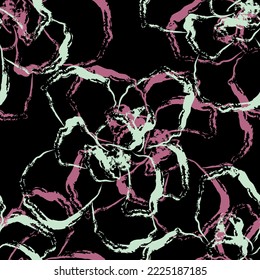 Tejido transparente del vector de patrón de línea floral, como el vector de ornamento. Suit para diseño de paquetes, fondo de pantalla, impresión de moda.