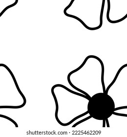 Tejido transparente del vector de patrón de línea floral, como el vector de ornamento. Suit para diseño de paquetes, fondo de pantalla, impresión de moda.