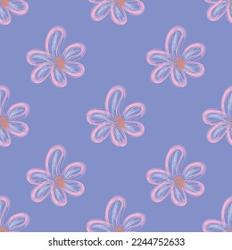 Nahtlose Gewebe aus Blumenmuster, wie Illustration. Geeignet für Paket-Design, Bildschirmhintergrund, Modedruck.