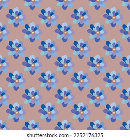 Seamless fabric of  floral Line Pattern, like illustration. Suit for package design, wallpaper, fashion print.