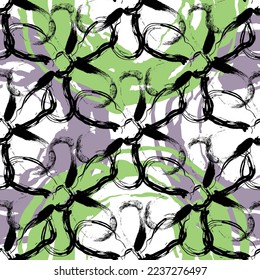 Seamless fabric flowers of  decor pattern, like modern style. Suit for package design, fabric textile, wallpaper, fashion print.