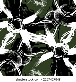 Seamless fabric flowers of  decor pattern, like modern style. Suit for package design, fabric textile, wallpaper, fashion print.