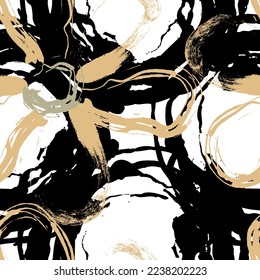 Seamless fabric flowers of  decor pattern, like modern style. Suit for package design, fabric textile, wallpaper, fashion print.
