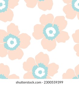 Tejido sin foco de patrón de flores, como ilustración. Suit para diseño de paquetes, fondo de pantalla, impresión de moda.