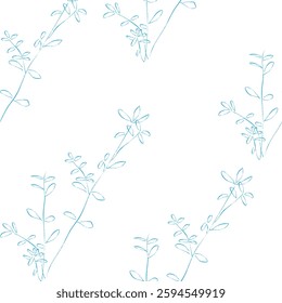 Seamless fabric of flowers pattern, like illustration. Suit for package design, wallpaper, fashion print, Housing wallpaper, arty-crafty.
