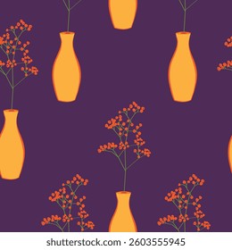 Seamless fabric of flowers pattern, like illustration. Suit for package design, wallpaper, fashion print, Housing wallpaper, arty-crafty.
