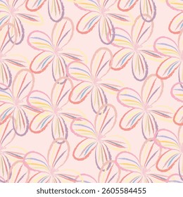 Seamless fabric of flowers pattern, like illustration. Suit for package design, wallpaper, fashion print, Housing wallpaper, arty-crafty.
