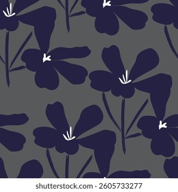 Seamless fabric of flowers pattern, like illustration. Suit for package design, wallpaper, fashion print, Housing wallpaper, arty-crafty.
