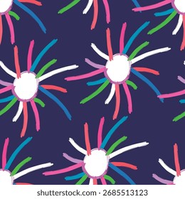 Padrão de tecido sem costura de flores, como ilustração. Terno para design de pacote, papel de parede, impressão de moda, papel de parede de habitação, arty-crafty.