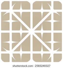 Seamless fabric of geometric pattern, like illustration. Suit for package design, wallpaper, fashion print, Housing wallpaper, arty-crafty.
