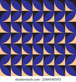 Seamless fabric of geometric pattern, like illustration. Suit for package design, wallpaper, fashion print, Housing wallpaper, arty-crafty.