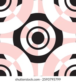 Seamless fabric of geometric pattern, like illustration. Suit for package design, wallpaper, fashion print, Housing wallpaper, arty-crafty.
