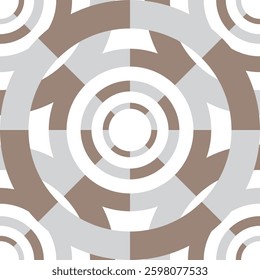 Seamless fabric of geometric pattern, like illustration. Suit for package design, wallpaper, fashion print, Housing wallpaper, arty-crafty.
