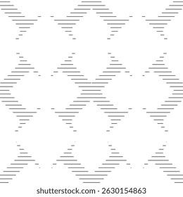 Seamless fabric of geometric pattern, like illustration. Suit for package design, wallpaper, fashion print, Housing wallpaper, arty-crafty.