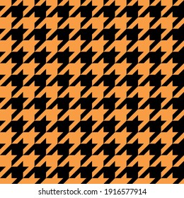 Tela sin soldadura con patrón de pie de oca. Fondo de tela vectorial.