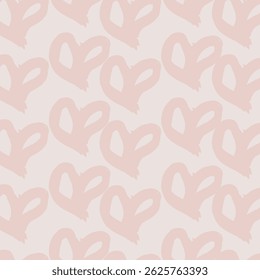 Seamless fabric of heart pattern, like illustration. Suit for package design, wallpaper, fashion print, Housing wallpaper, arty-crafty.
