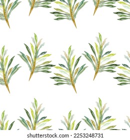 Seamless fabric of  leaf  Line Pattern, like illustration. Suit for package design, wallpaper, fashion print.