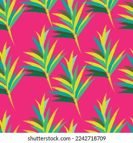 Tejido sin inconvenientes de hojas Patrón de línea, como ilustración. Suit para diseño de paquetes, fondo de pantalla, impresión de moda.