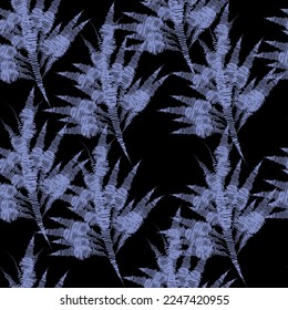 Seamless fabric of  leaves Line Pattern, like illustration. Suit for package design, wallpaper, fashion print.