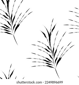 Tejido sin inconvenientes de hojas Patrón de línea, como ilustración. Suit para diseño de paquetes, fondo de pantalla, impresión de moda.