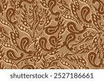 Seamless fabric motif patterns, abstract ikat patterns or abstract ethnic
