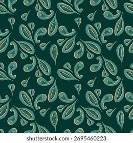 Seamless fabric motif patterns, abstract ikat patterns or abstract ethnic 