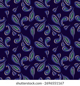 Seamless fabric motif patterns, abstract ikat patterns or abstract ethnic 