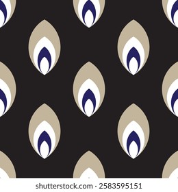 Seamless fabric of nature pattern, like illustration. Suit for package design, wallpaper, fashion print, Housing wallpaper, arty-crafty.
