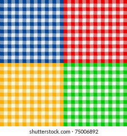 Seamless fabric pattern background. Vector illustration.