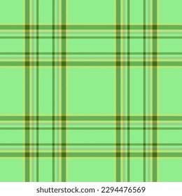 Seamless fabric pattern. Check vector textile. Background plaid tartan texture in lime and pastel colors.