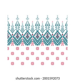 Seamless fabric pattern clothes ethnic 
