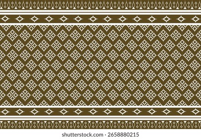 Seamless fabric pattern design for brown background for printing Vector files
