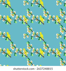 Seamless fabric pattern, exotic pattern, modern pattern, luxury, distinctive, vector pattern, wallpaper, decoration, blue background